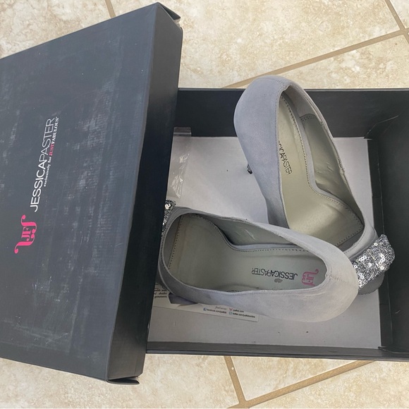 Jessica Paster Kyriel Sparkle Pumps Heels - Picture 5 of 6